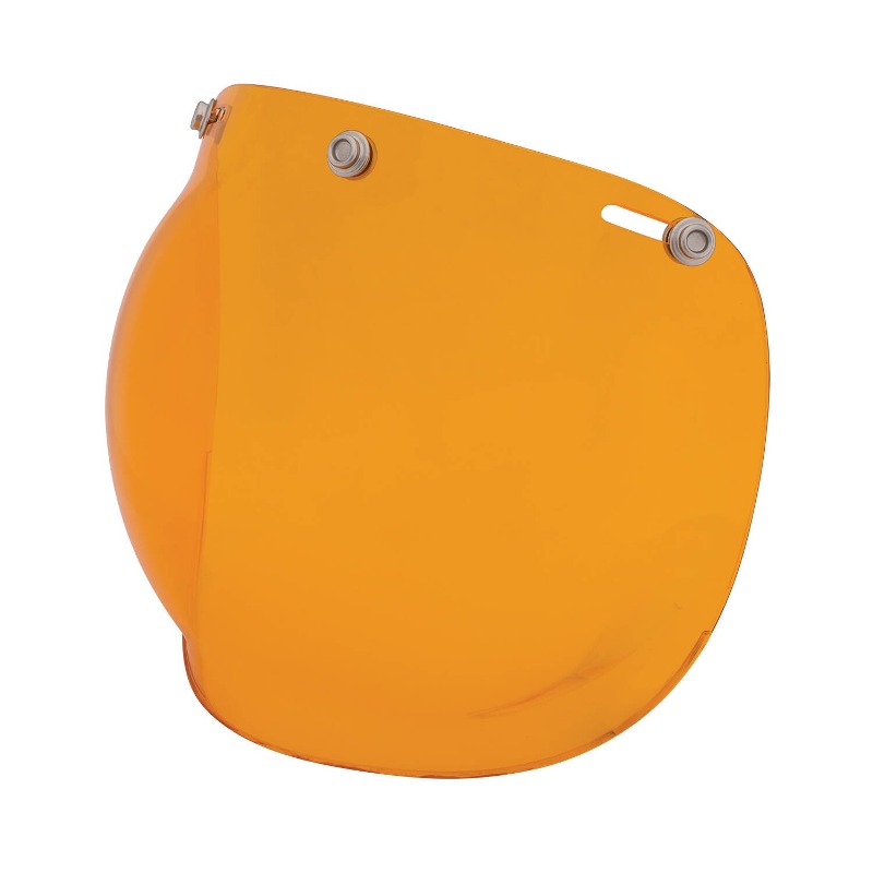 인디언모터사이클 레트로 오픈 페이스 헬멧 버블 쉴드, 오렌지